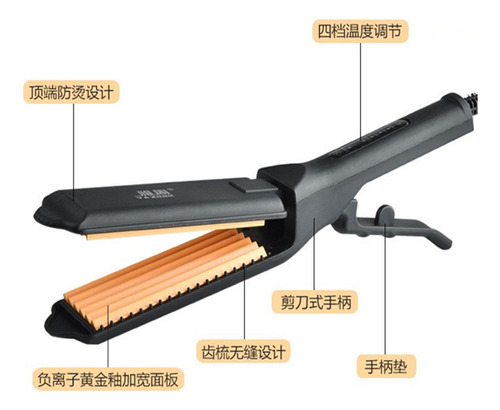 Plancha Plana, Plancha De Cerámica Y Titanio Para Cabello A