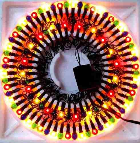 Luz Luces Navidad Canica X 100 Multicolor Caja Secuenciador