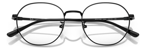 Óculos De Grau Ray Ban Performance em Titanium Preto Rx8778d 1244-52 Tamanho 52
