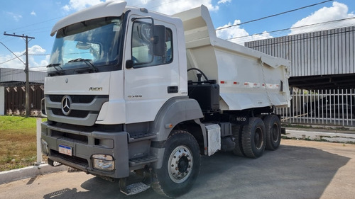 Imagem 11 de 15 de Mercedes-benz Axor 4144 6x4 Ano 2013/2013 Caçamba Inmeco