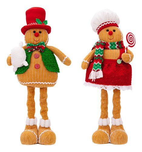 Navidad Hold Lollipop Tortuga Hombre De Jengibre Telescópico