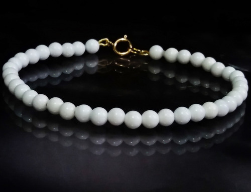 Imagem 6 de 6 de Pedras - Pulseira Unissex Ágatas, Fecho Ouro, Cód335p36