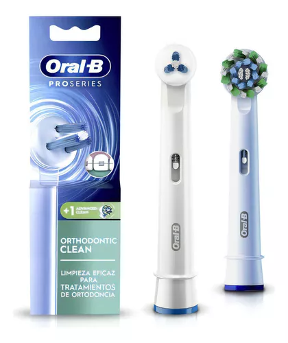 comprar Cabezal de Repuesto Orthodontic Clean Oral-B, 2 Unidades