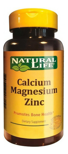 Natural Life Calcio Magnesio Zinc Suplemento Vitaminas X60