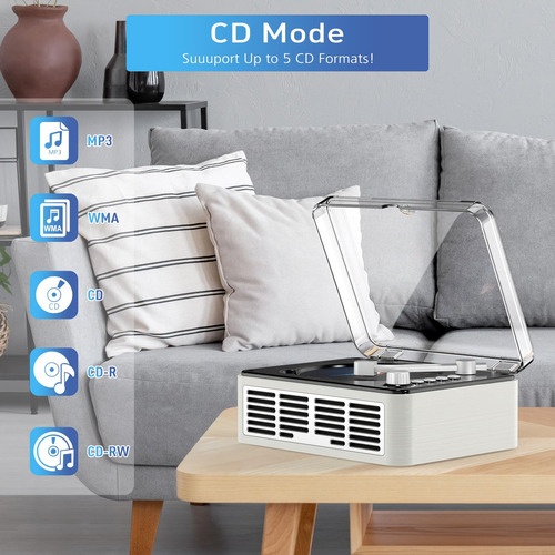 Reproductor WSJSYH CD/DVD con USB y Bluetooth