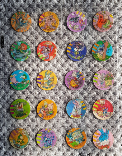 Tazos Tiny Toons Colección Completa Originales Con Micas (Usado)