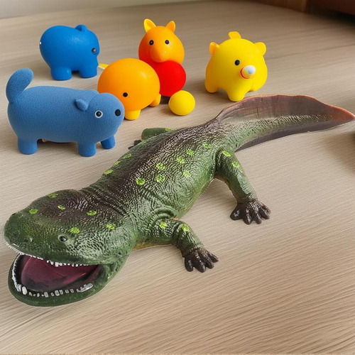 Modelo Animal De Juguete De Dinosaurio, Novedad Verde