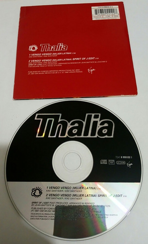 Thalia Vengo Vengo Cd España Amor A La Mexicana Love