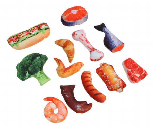 Juguete De Peluche Para Mascotas Con Forma De Comida, Realis