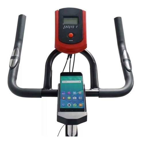 Imagen 3 de 3 de Bicicleta fija Centurfit MKZ-7702-13KGS para spinning negra