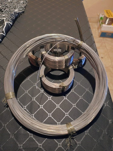 Alambre Aluminio 1,5 Mm Cerco Eléctrico X 100 Mts