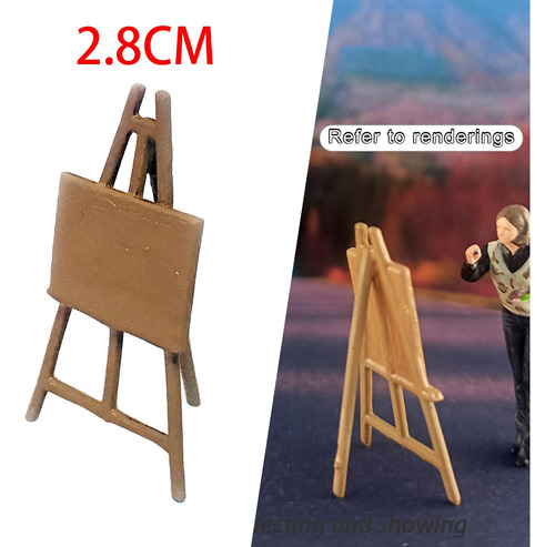 Figuras 1:64 Artista Pintor Para Cena Layout De Mesa De
