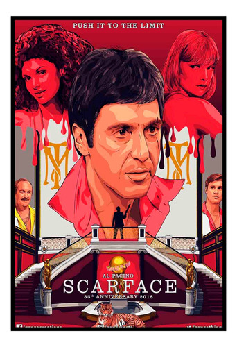 Cuadro Poster Premium 33x48cm Al Pacino Scarface
