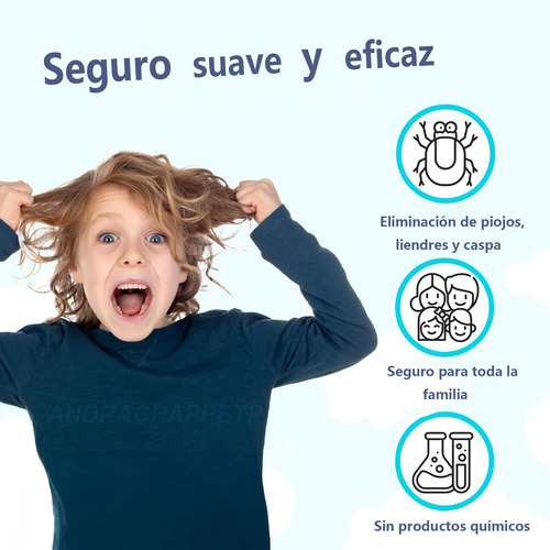 2pz Peine Para Piojos Cepillo Niño Metálico Corto Liendrera Azul/verde