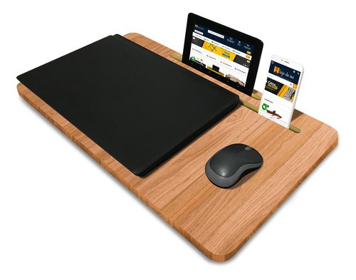 Suporte Mesa Para Notebook Tablet Celular  Usar Na Cama Mdf