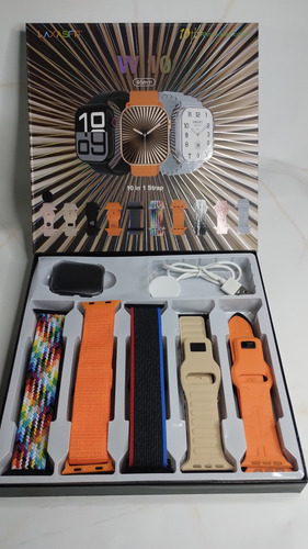 Smartwatch W10 Laxasfit 10 Mallas Negro Varios Varios