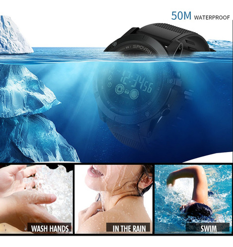 Reloj De Para Hombres A Prueba De Para Agua Con Relo