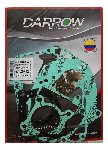 Kit Completo De Empacadura Outlook Marca Darrow 