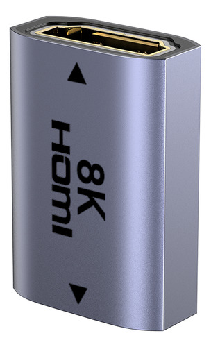 Adaptador Hdmi Emenda 8k 4k Uhd 2.1 Fêmea X Fêmea