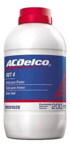 Fluido Freio Dot4 Acdelco 98551028