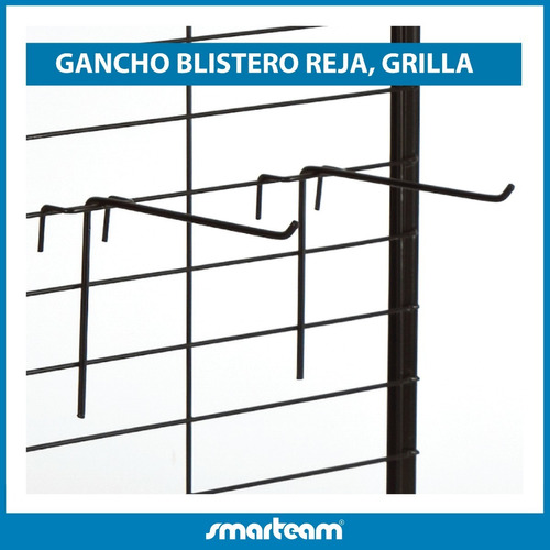 Gancho Blistero Reja 4x23cm Pack 30 Unidades /mercado Envíos