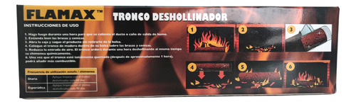 Tronco Deshollinador Para Estufas Y Chimeneas Flamax