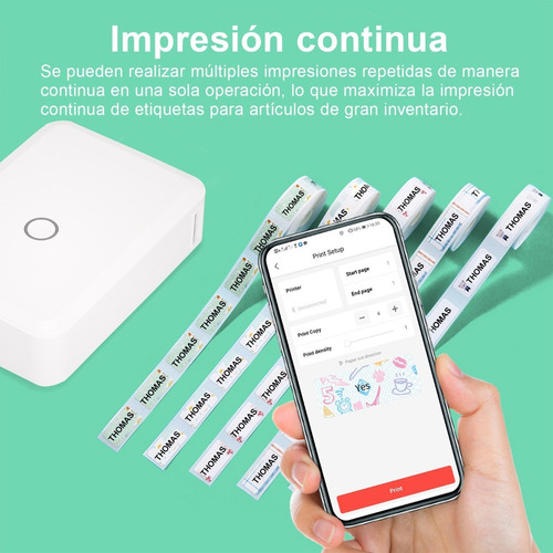 Mini Etiquetadora Térmica De Etiquetas Niimbot D110 De B