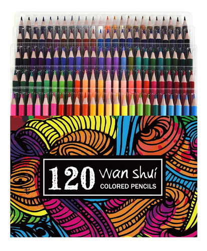 120 Lapices De Colores, Nucleo Suave De Primera Calidad, 120