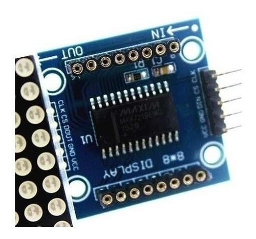 10 X Display Modulo Matriz De Led 8x32 Com Chip Max7219 Ardu