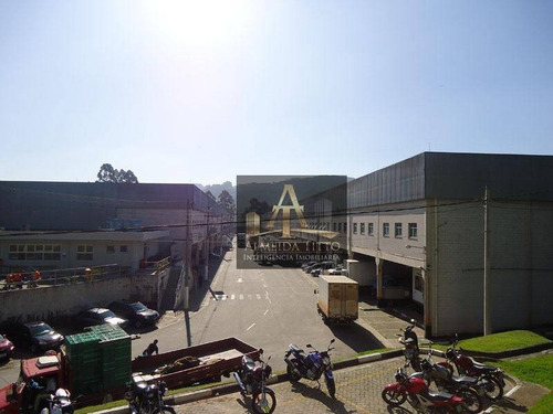 Excelente Galpão Para Locação Em Condomínio Logístico Com 1.298,83 M² Em Barueri/sp - Confira! - Ga0400