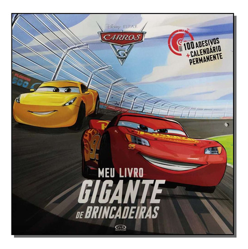 Libro Carros 3 Meu Livro Gigante De Brincadeiras De Vergara