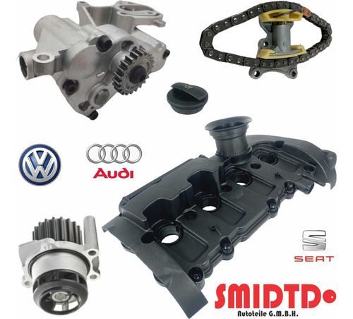 Tapa Punterias Cadena Y Bomba De Agua Audi A3 2.0 06-08 Tfsi