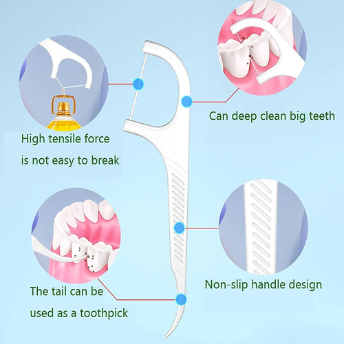 Holy Rose - Varillas Para Hilo Dental - Caja De Hilo Dental,