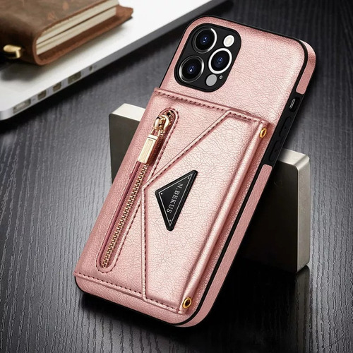 Funda De Piel Para iPhone Funda Tipo Cartera Con Correa