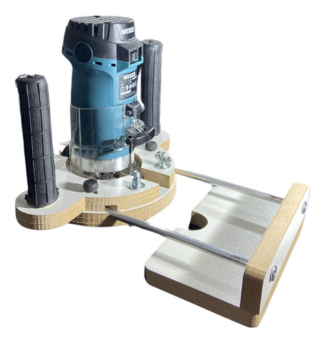 Adaptador Para Tupia Manual - Jig De Guia De Cortes Precisos