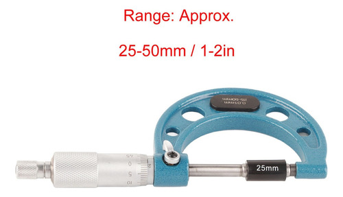 Micrómetro Exterior 0.01mm Precisión Espesor Medición25-50mm