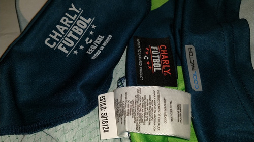 Jersey Puebla Fc Charly Tercer Uniforme Talla 2xl (Usado)