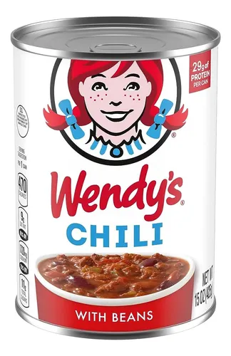 Chili Enlatado Wendy's Producto De Usa