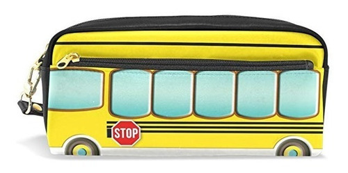 Escolar Amarillo Zoeo Niños Caja De Lápiz De Student Bus De
