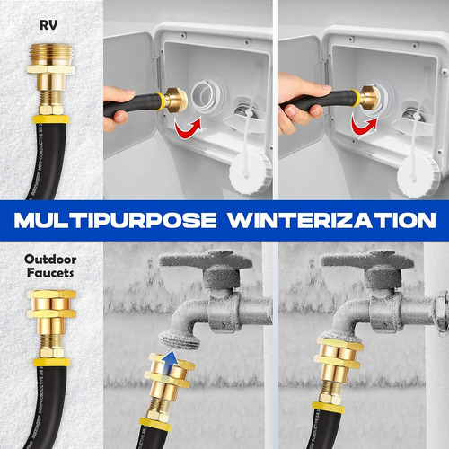 Kit De Invierno Autocaravana Adaptador De Soplado De Ro...