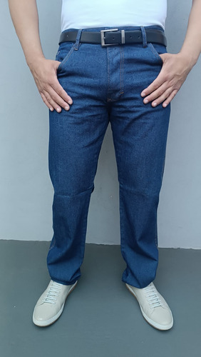 Calça Jeans Tradicional Corte Reto Trabalho Serviço Pesado