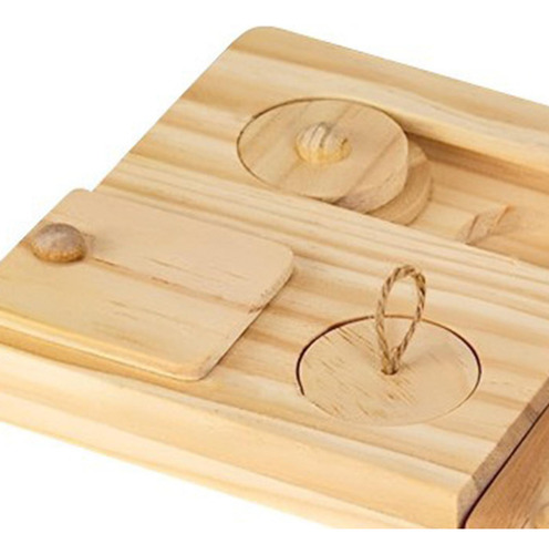 Juguete Educativo De Madera Para Buscar Comida, Juguete