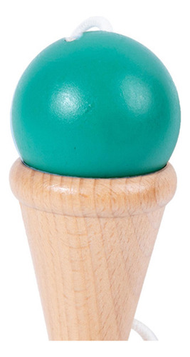 5 Kendama Bola Y Taza Japonesas Juguetes Educativos Verde