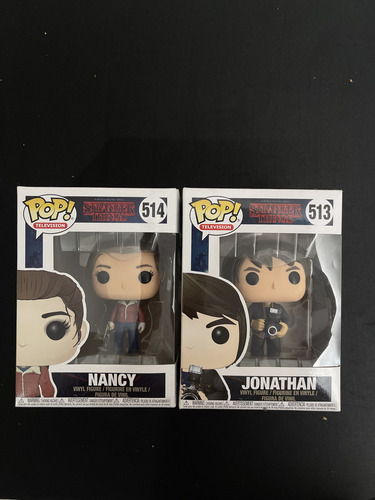 Funko Pop Nancy De Stranger Things Y Jonathan Byers (Usado)