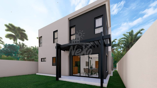 Moderna Casa A Estrenar En Venta, Residencial Cerrado Pontezuela-santiago (hfc-236)