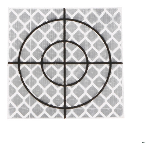 100 Hojas Adhesivas Reflectantes Acrílicas, 4cmx4cm