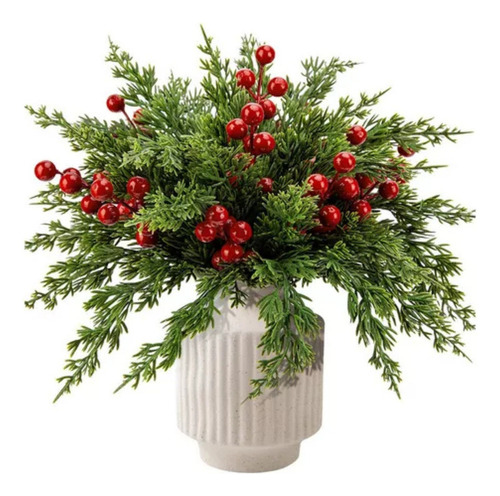 45 Arreglo Floral Navideño Con Agujas De Pino Para La Mesa