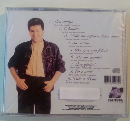 Cd Dê Um Sorriso - Jota Neto - Lacrado