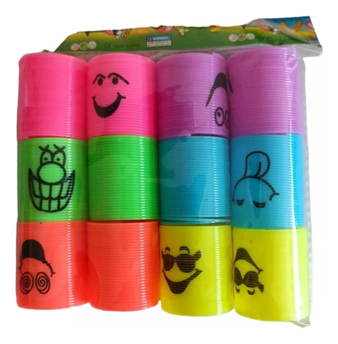 Pack Por 24 Mini  Resortes Juego Para Niños 3,5x3,5cm