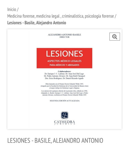 Dr. Basile /// Lesiones